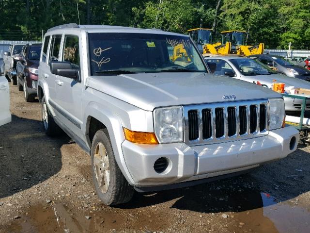 1J8HG48K77C684977 - 2007 JEEP COMMANDER SILVER photo 1