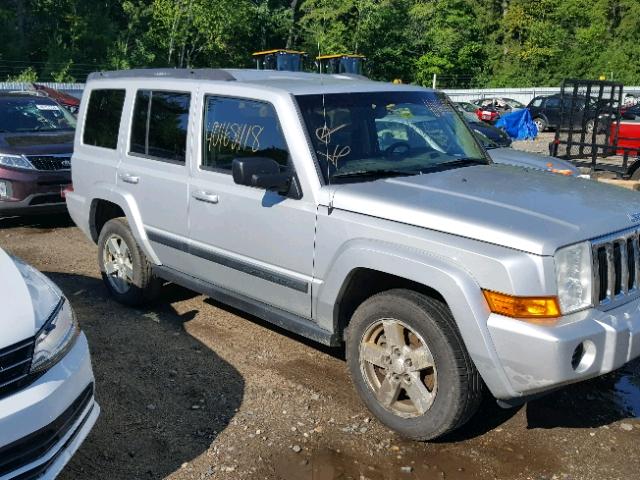 1J8HG48K77C684977 - 2007 JEEP COMMANDER SILVER photo 10