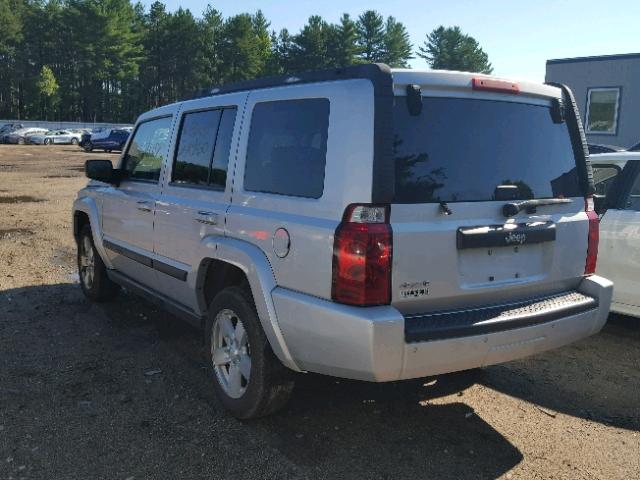 1J8HG48K77C684977 - 2007 JEEP COMMANDER SILVER photo 3