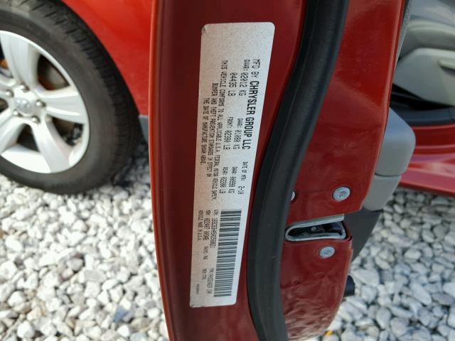 1B3CB3HA5AD568651 - 2010 DODGE CALIBER MA ORANGE photo 10