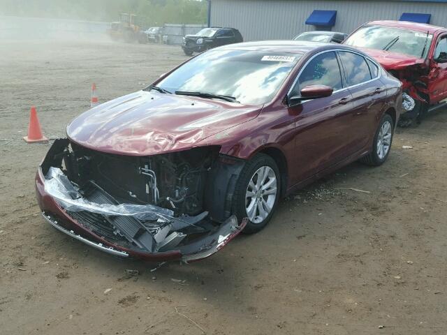 1C3CCCAB4FN571559 - 2015 CHRYSLER 200 LIMITE MAROON photo 2