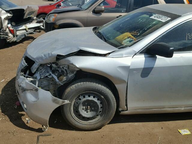 4T1BE46K59U391125 - 2009 TOYOTA CAMRY BASE SILVER photo 9