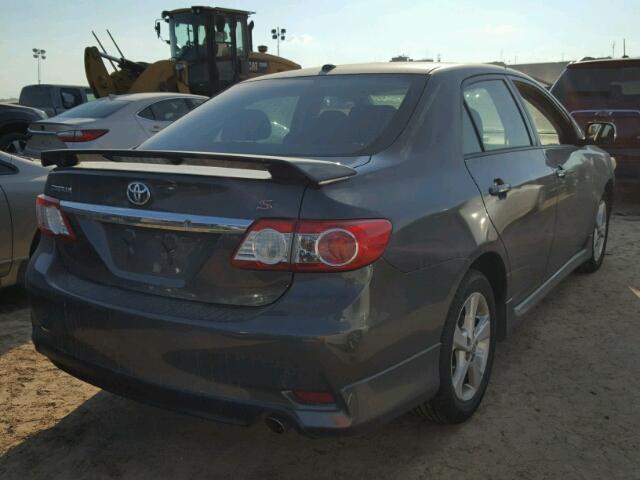 2T1BU4EE7BC750688 - 2011 TOYOTA COROLLA BA BLACK photo 4