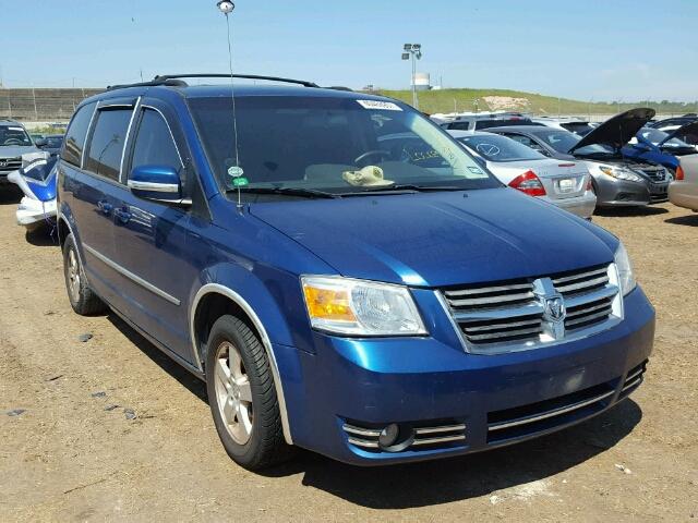 2D4RN5D17AR106447 - 2010 DODGE GRAND CARA BLUE photo 1