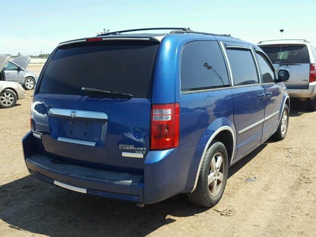 2D4RN5D17AR106447 - 2010 DODGE GRAND CARA BLUE photo 4