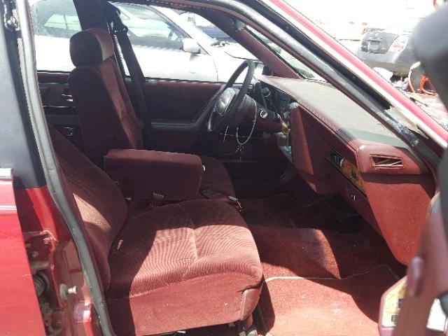 1G4AG55M3S6444106 - 1995 BUICK CENTURY SP RED photo 5