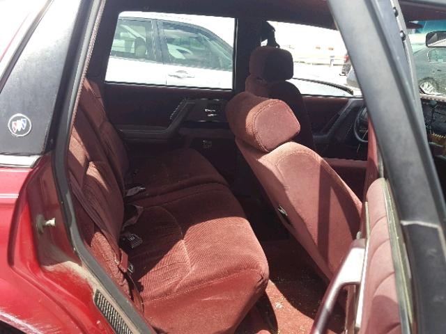 1G4AG55M3S6444106 - 1995 BUICK CENTURY SP RED photo 6