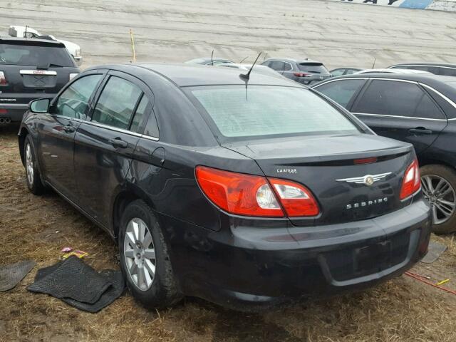 1C3LC46K98N181803 - 2008 CHRYSLER SEBRING LX BLACK photo 3