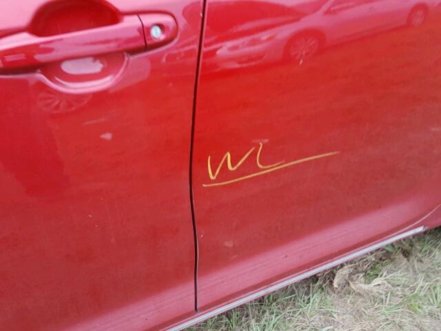 4T4BF1FK6CR160985 - 2012 TOYOTA CAMRY BASE RED photo 9