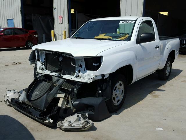 5TFNX4CN1CX011262 - 2012 TOYOTA TACOMA WHITE photo 2