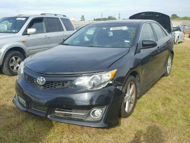 4T1BF1FK8CU129036 - 2012 TOYOTA CAMRY BLACK photo 2