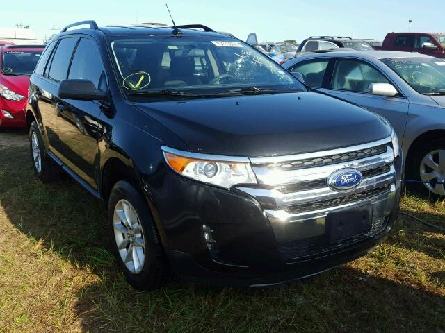 2FMDK3GC5EBB46344 - 2014 FORD EDGE SE BLACK photo 1