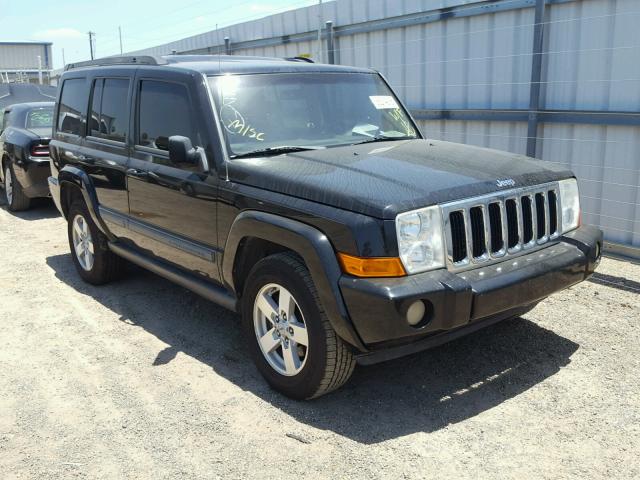1J8HH48K58C129346 - 2008 JEEP COMMANDER BLACK photo 1