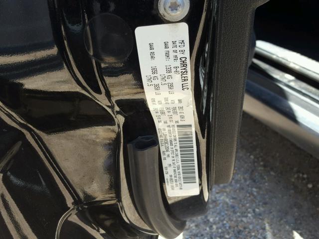 1J8HH48K58C129346 - 2008 JEEP COMMANDER BLACK photo 10