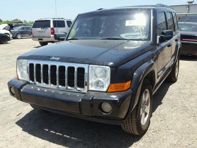 1J8HH48K58C129346 - 2008 JEEP COMMANDER BLACK photo 2