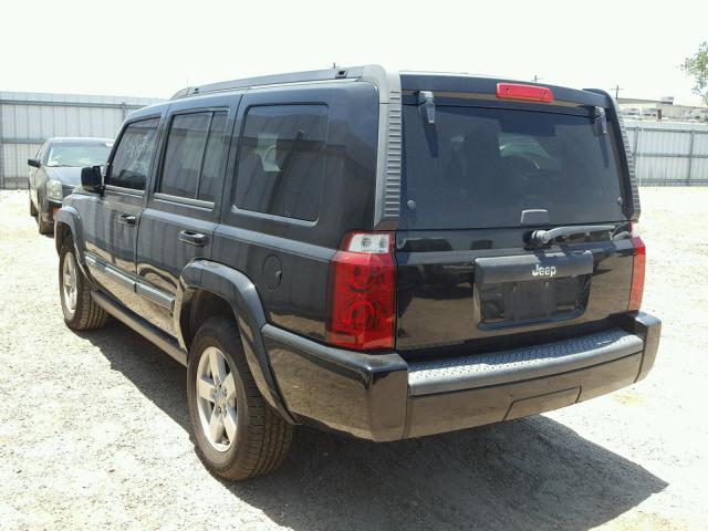 1J8HH48K58C129346 - 2008 JEEP COMMANDER BLACK photo 3