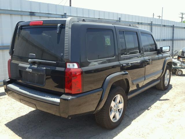 1J8HH48K58C129346 - 2008 JEEP COMMANDER BLACK photo 4