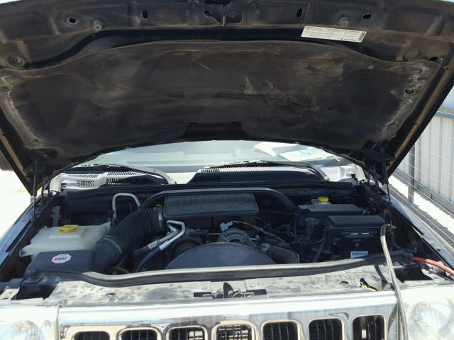 1J8HH48K58C129346 - 2008 JEEP COMMANDER BLACK photo 7