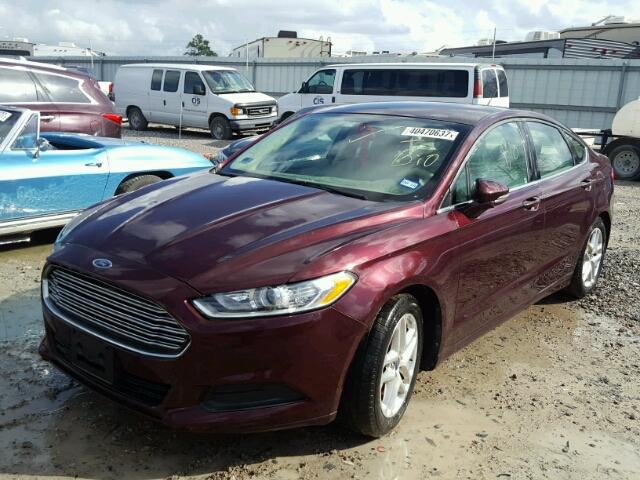 3FA6P0H70DR107651 - 2013 FORD FUSION SE PURPLE photo 2