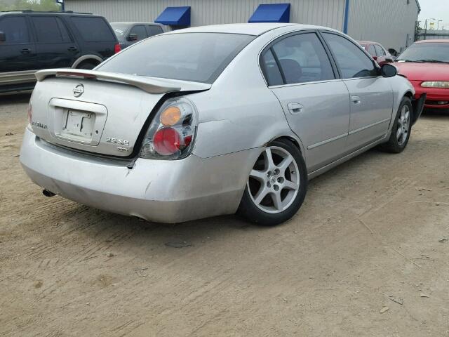 1N4BL11D82C105142 - 2002 NISSAN ALTIMA SE SILVER photo 4