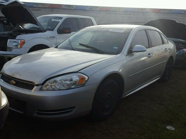 2G1WG5E34D1203224 - 2013 CHEVROLET IMPALA SILVER photo 2