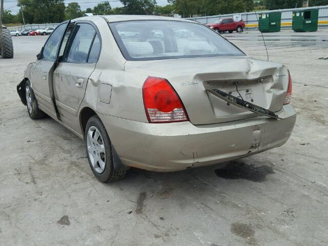 KMHDN46D76U286270 - 2006 HYUNDAI ELANTRA GL TAN photo 3