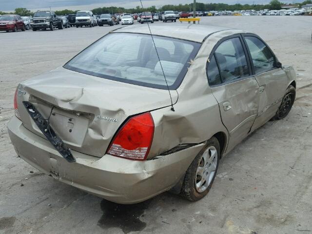 KMHDN46D76U286270 - 2006 HYUNDAI ELANTRA GL TAN photo 4