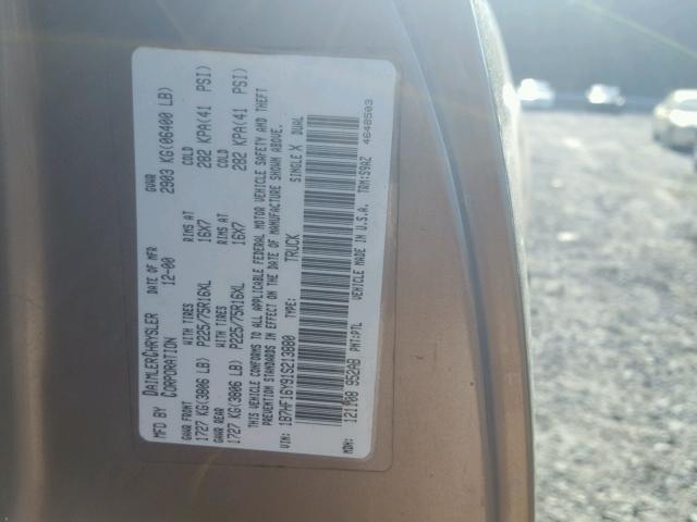 1B7HF16Y91S213880 - 2001 DODGE RAM 1500 GOLD photo 10