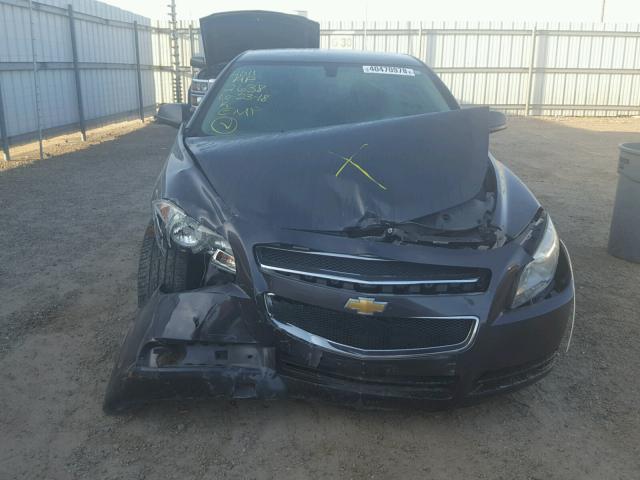 1G1ZA5EU1BF102638 - 2011 CHEVROLET MALIBU LS ნაცრისფერი ფოტო 9
