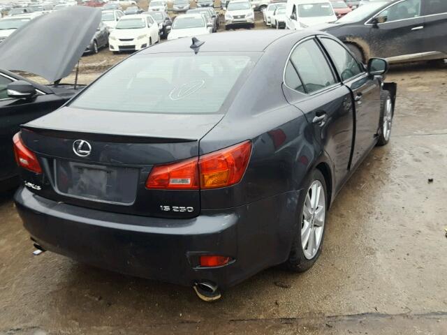 JTHBK262875035131 - 2007 LEXUS IS 250 GREEN photo 4