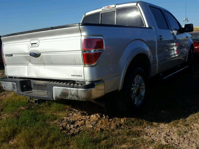 1FTFW1CF6CFC33171 - 2012 FORD F150 SUPER SILVER photo 4