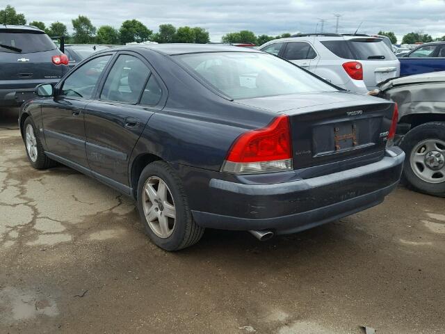 YV1RS53D322129025 - 2002 VOLVO S60 T5 CHARCOAL photo 3