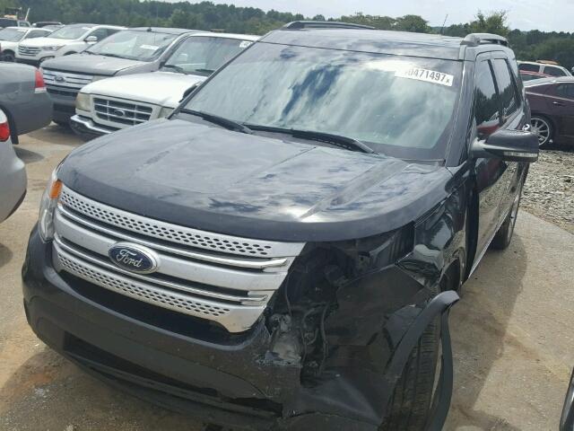 1FM5K7D98DGA97894 - 2013 FORD EXPLORER X BLACK photo 2