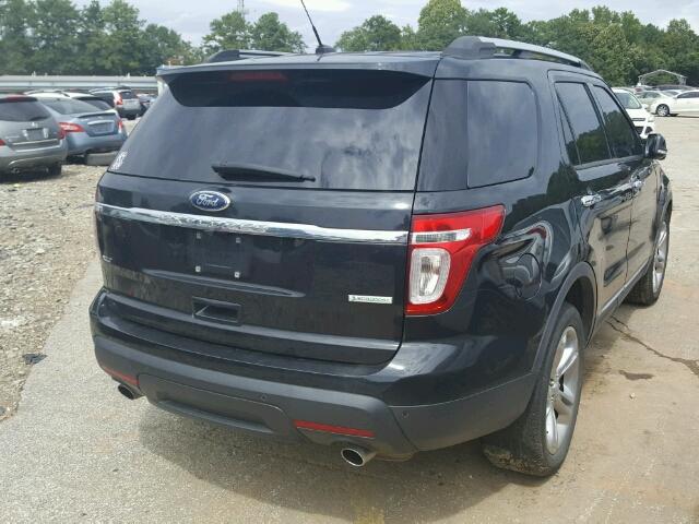 1FM5K7D98DGA97894 - 2013 FORD EXPLORER X BLACK photo 4