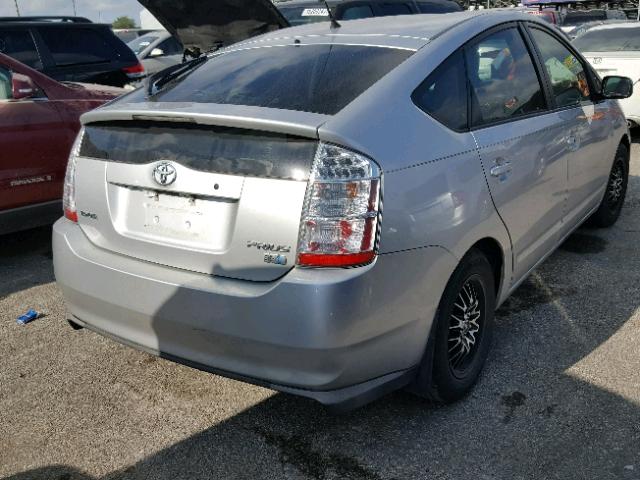 JTDKB20U497854771 - 2009 TOYOTA PRIUS SILVER photo 4