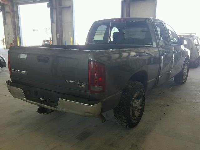 3D7KA28D63G753742 - 2003 DODGE RAM 2500 S CHARCOAL photo 4