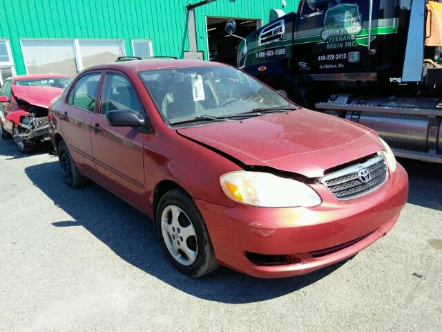 2T1BR32E86C563725 - 2006 TOYOTA COROLLA RED photo 1