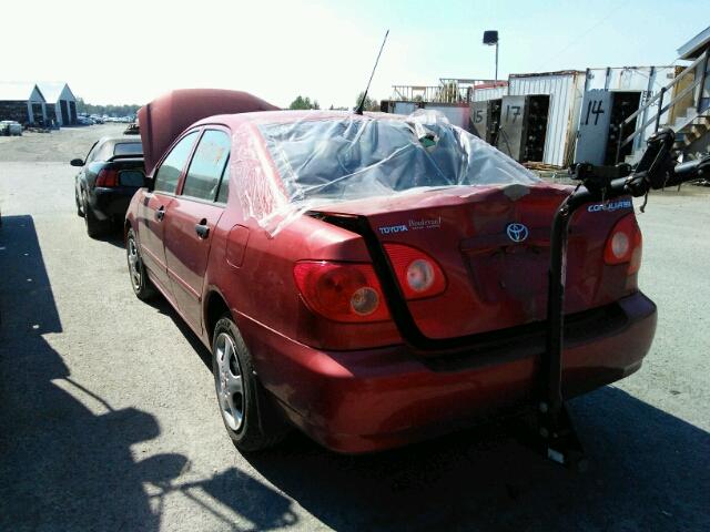 2T1BR32E86C563725 - 2006 TOYOTA COROLLA RED photo 9