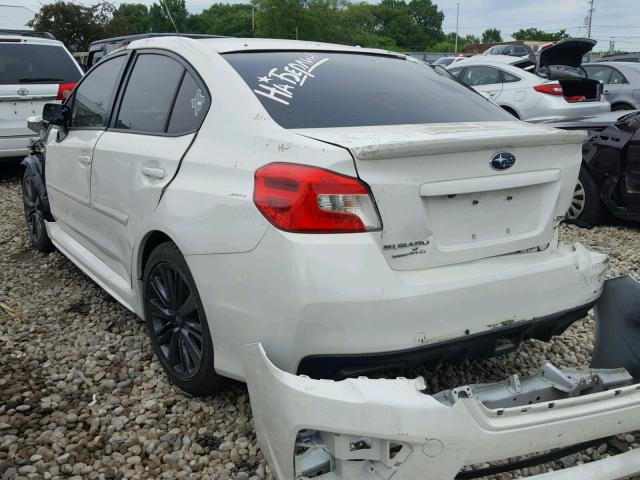 JF1VA1E61H9815780 - 2017 SUBARU WRX PREMIU WHITE photo 3