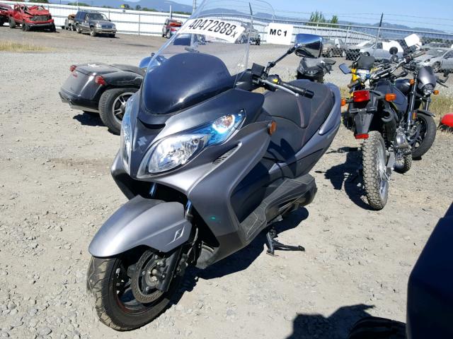 JS1CK44B5D2100528 - 2013 SUZUKI AN400 A GRAY photo 2