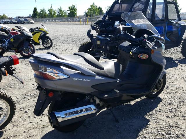 JS1CK44B5D2100528 - 2013 SUZUKI AN400 A GRAY photo 4