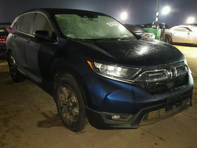 2HKRW1H81HH501533 - 2017 HONDA CR-V EXL BLUE photo 1