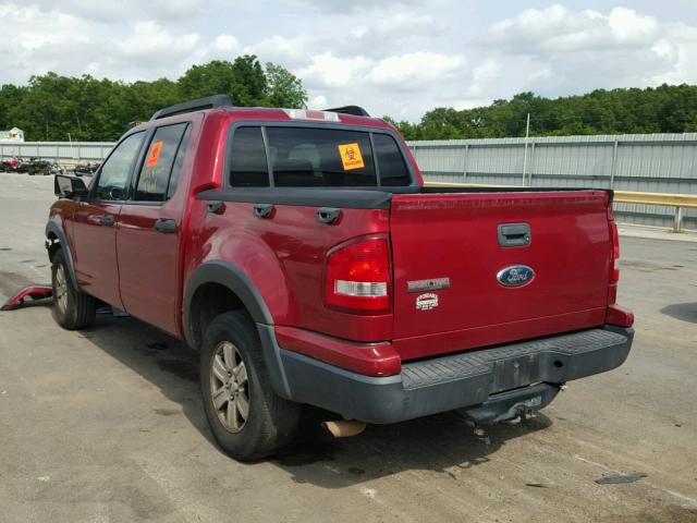 1FMEU31E98UA41572 - 2008 FORD EXPLORER S RED photo 3