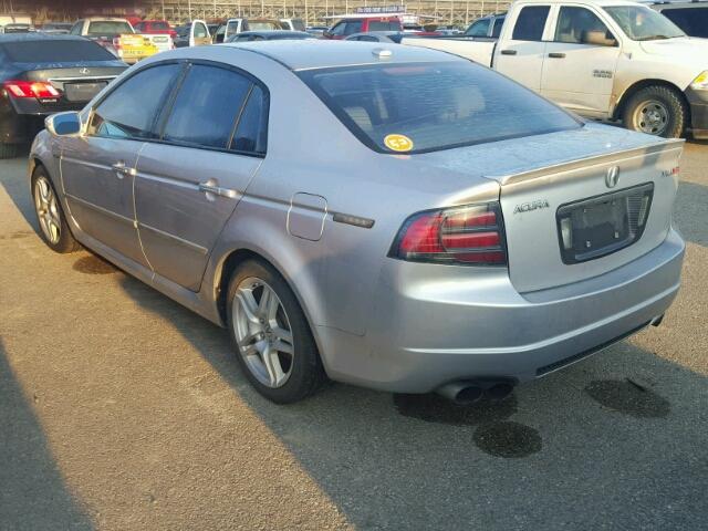 19UUA76547A010403 - 2007 ACURA TL TYPE S SILVER photo 3