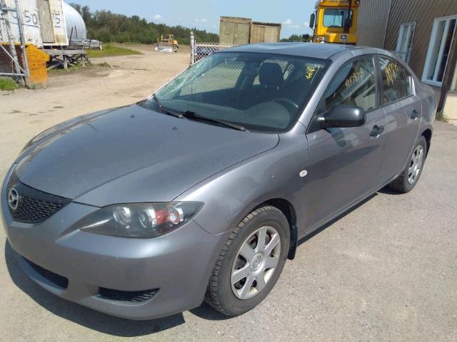 JM1BK12F761420870 - 2006 MAZDA 3 I GRAY photo 2