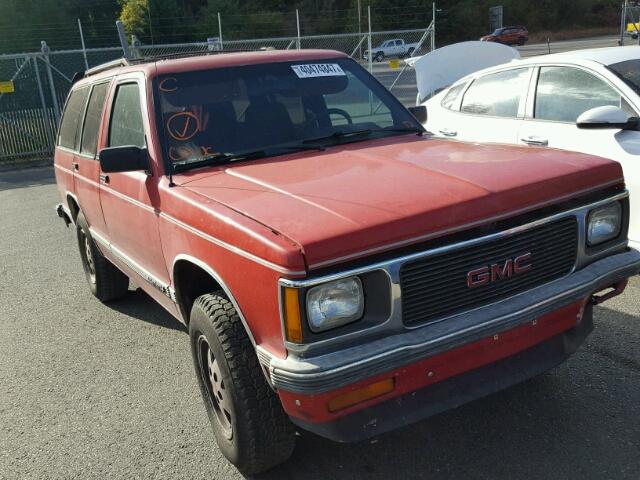 1GKDT13Z7N2504005 - 1992 GMC S15 JIMMY RED photo 1