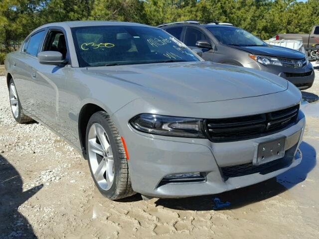 2C3CDXHG0HH544070 - 2017 DODGE CHARGER SX GRAY photo 1