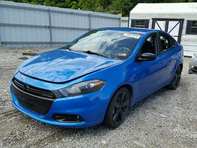 1C3CDFBB1FD315737 - 2015 DODGE DART SXT BLUE photo 10