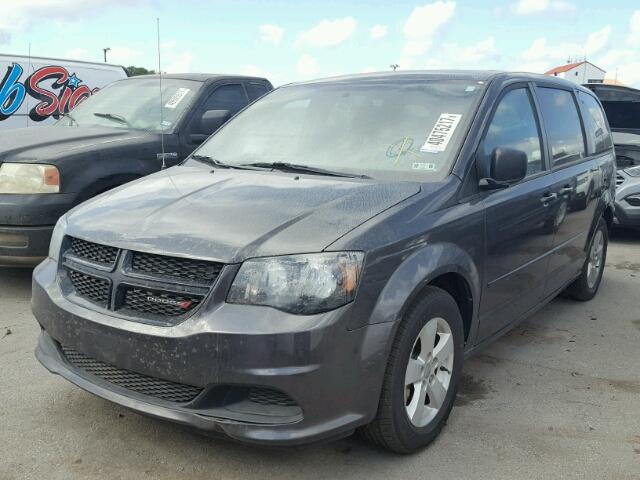 2C4RDGBG2FR587069 - 2015 DODGE GRAND CARA GRAY photo 2