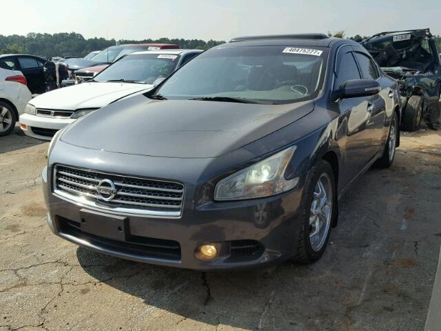 1N4AA51E09C831671 - 2009 NISSAN MAXIMA S GRAY photo 2